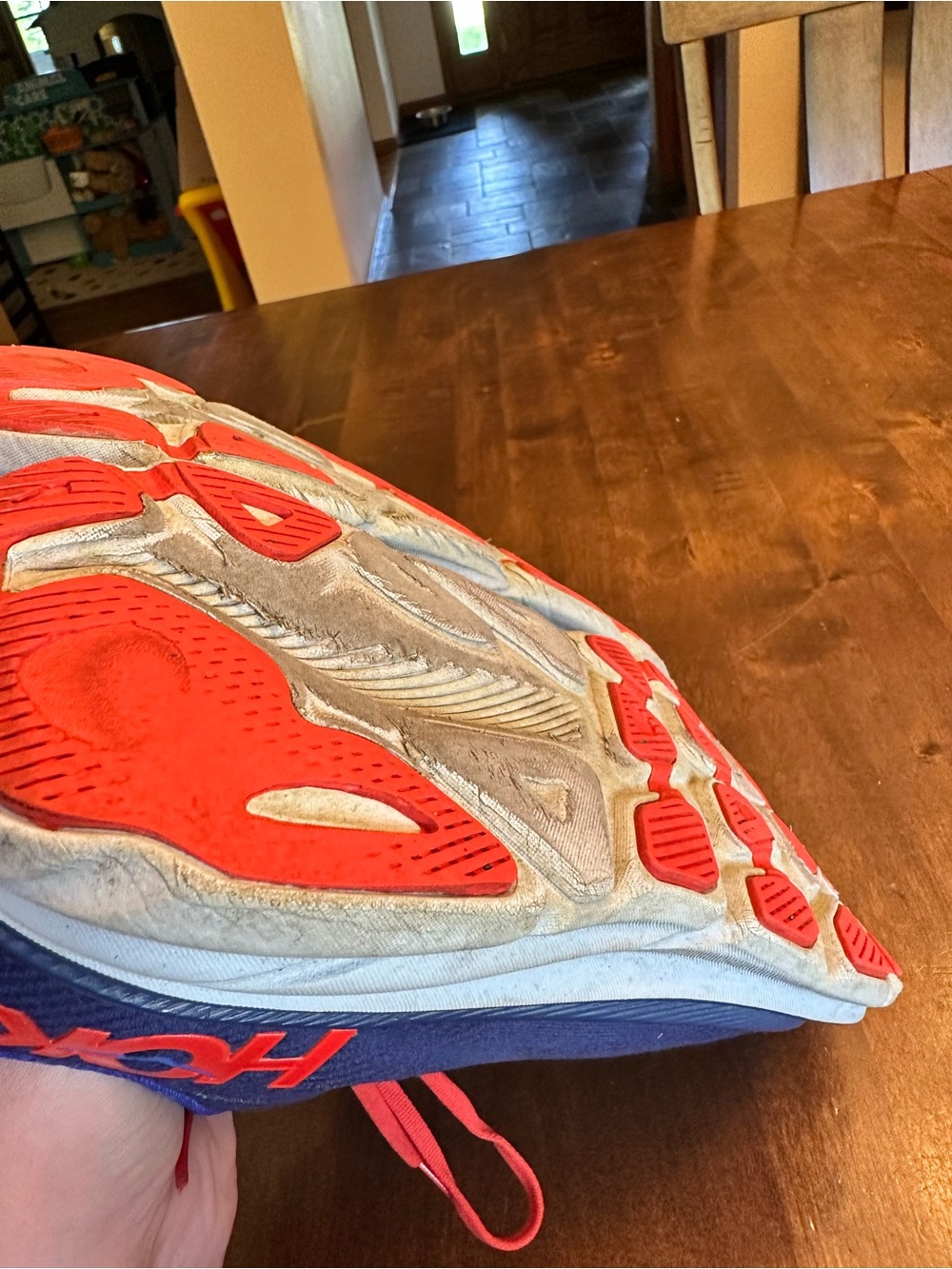 Hoka Clifton 9 men's running shoe size US 12D *Shows Lots of Wear!!* - Picture 11 of 11